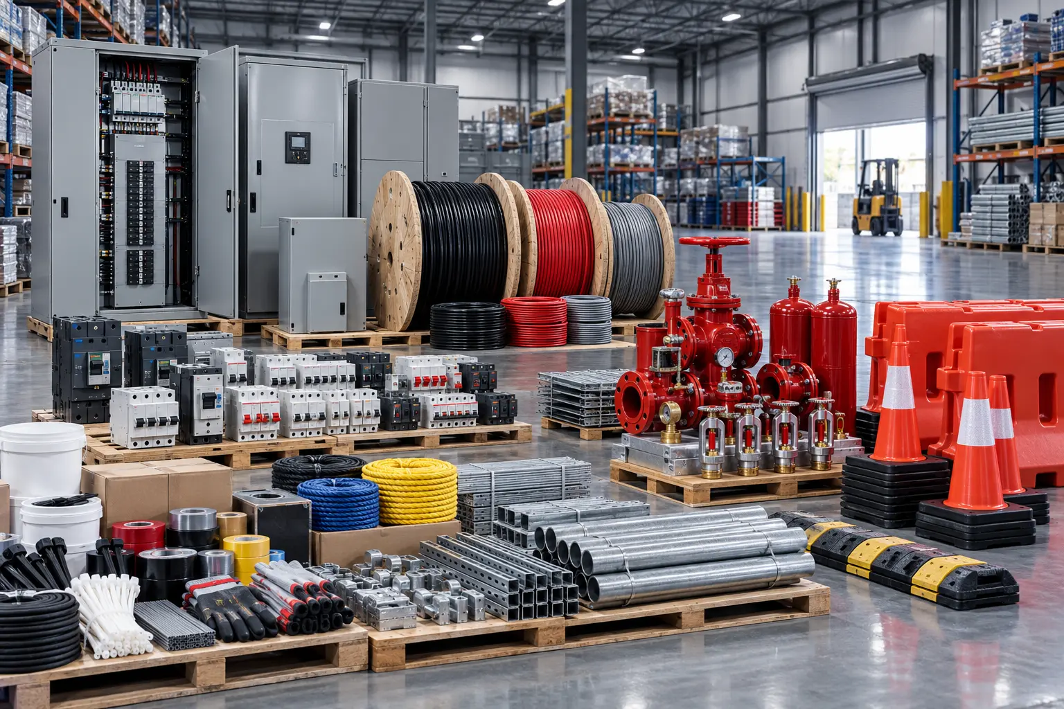 Electrical, Fire Protection & Site Materials